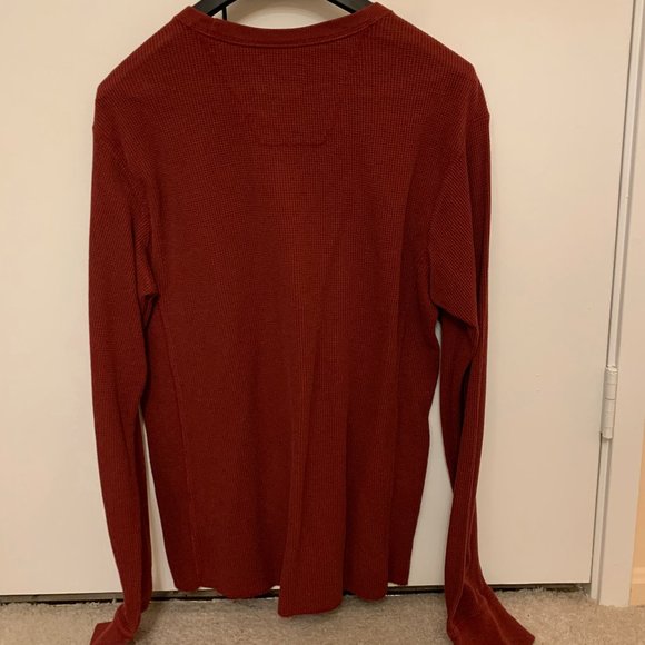 Timberland Maroon Long Sleeve T Shirt (Medium) - Picture 2 of 4